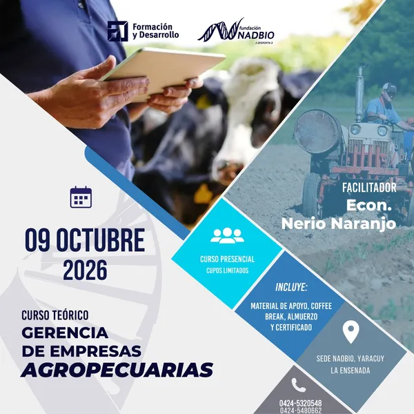 Imagen del curso Gerencia de Empresas Agropecuarias